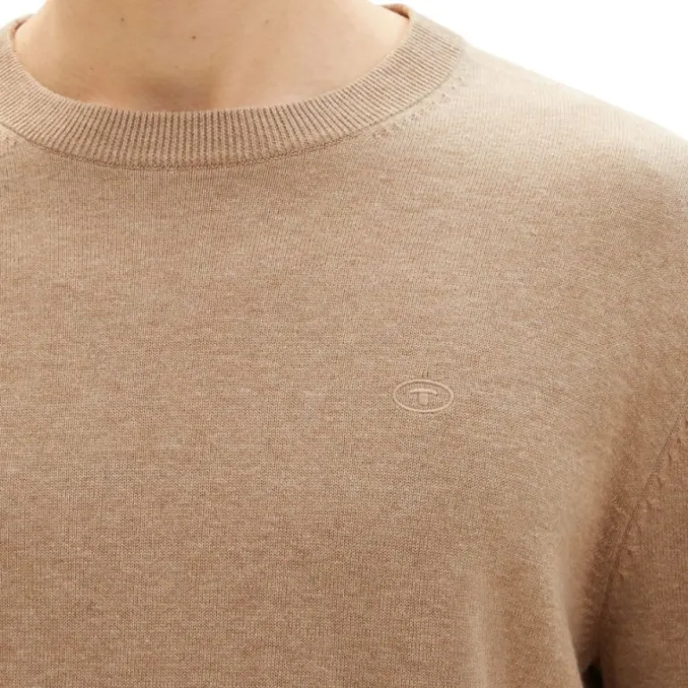 Pull maille fine col rond Homme TOM TAILOR