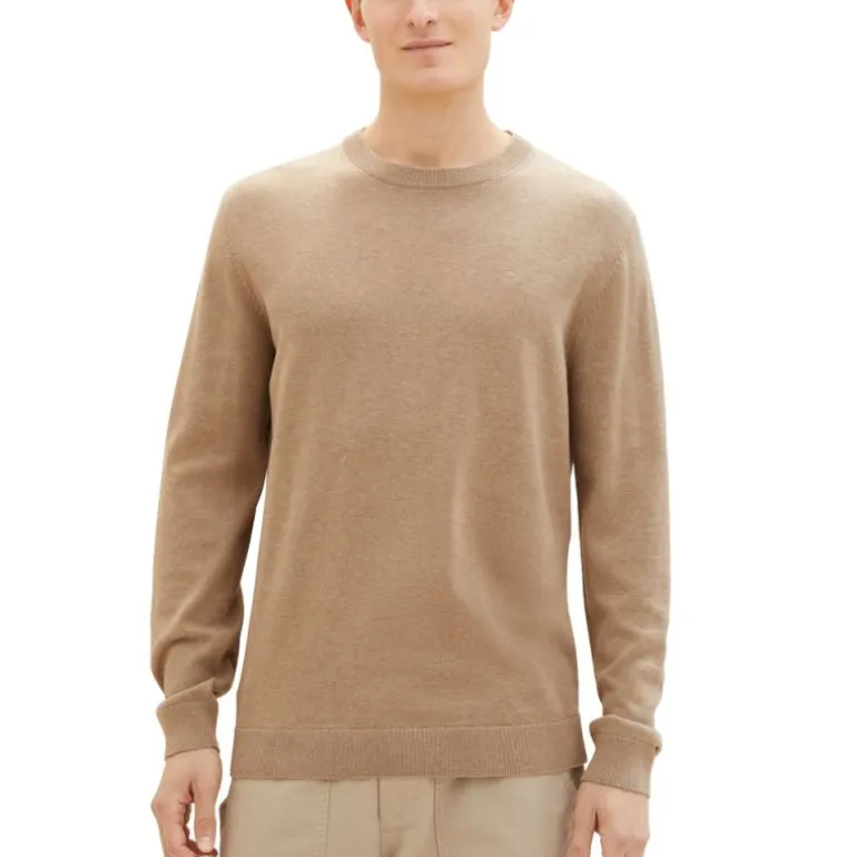 Pull maille fine col rond Homme TOM TAILOR