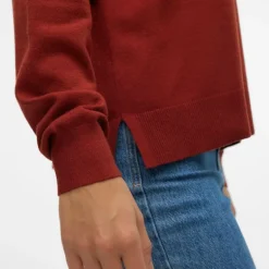 Pull maille fine col v breeze mermaid Femme VERO MODA