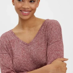 Pull maille fine oversize brianna manches 3/4 Femme VERO MODA