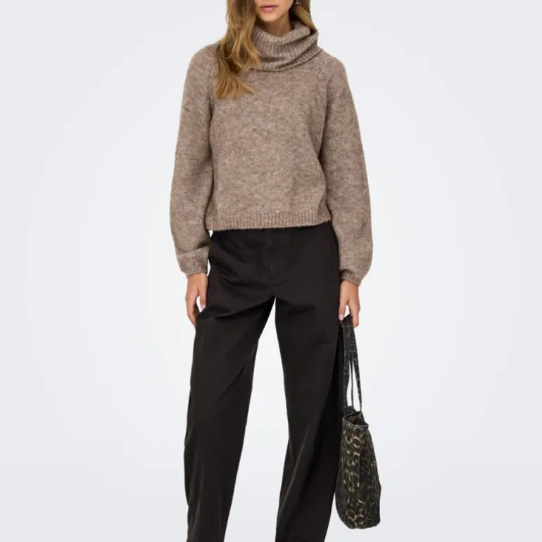 Pull maille regular gila col roulé Femme ONLY