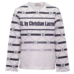 Pull motif rayures avec logo coton col rond Enfant CXL BY CHRISTIAN LACROIX