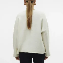 Pull Noelle avec ourlet col rond maille Femme VERO MODA