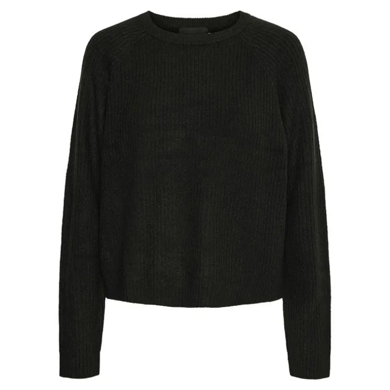 Pull Olla col rond maille fine Femme PIECES