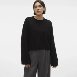 Pull over manches longues vmsayla en maille Femme VERO MODA