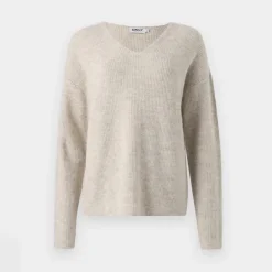 Pull regular talio col v manches longues Femme ONLY