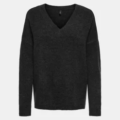 Pull regular talio col v manches longues Femme ONLY