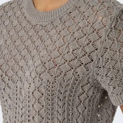 Pull saga brodé sunlight regular Femme ONLY