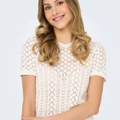 Pull saga brodé sunlight regular Femme ONLY