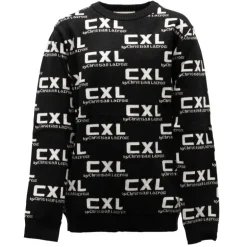 Pull uni manches longues col rond imprimé logo Garçon CXL BY CHRISTIAN LACROIX