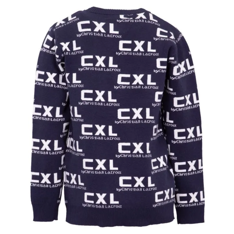 Pull uni manches longues col rond imprimé logo Garçon CXL BY CHRISTIAN LACROIX