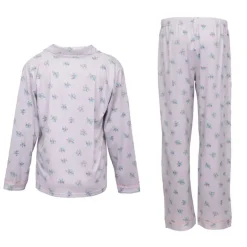 Pyjama fleuri poche brodée Femme LULU CASTAGNETTE