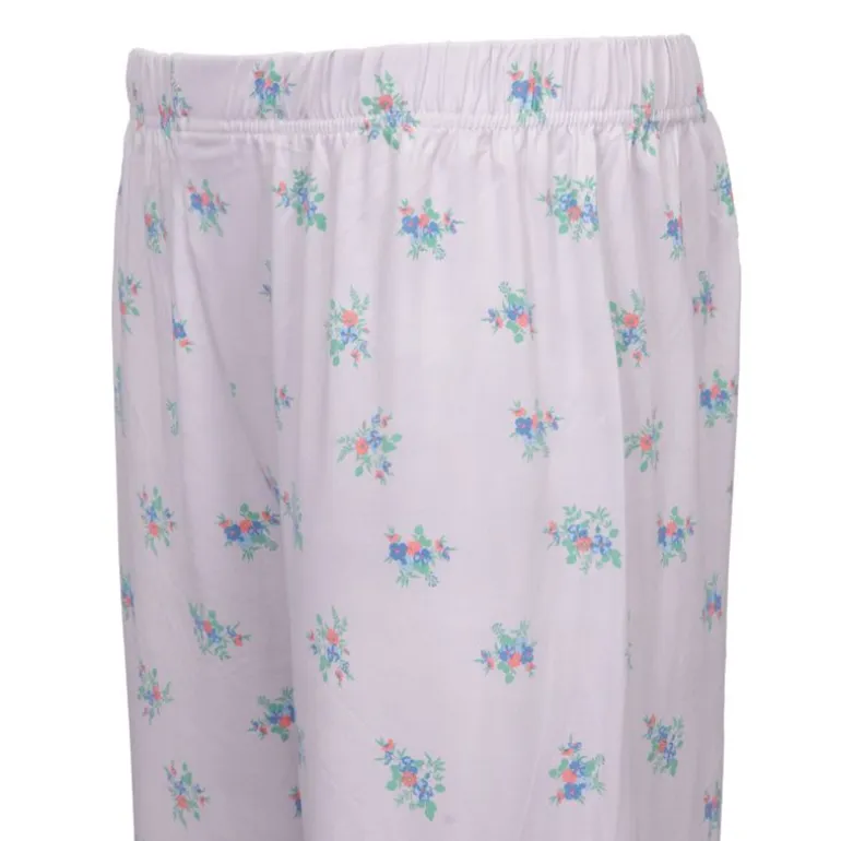 Pyjama fleuri poche brodée Femme LULU CASTAGNETTE