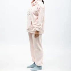 Pyjama polaire à capuche avec broderie Femme LULU CASTAGNETTE