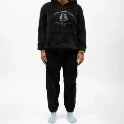 Pyjama polaire à capuche avec broderie Femme LULU CASTAGNETTE