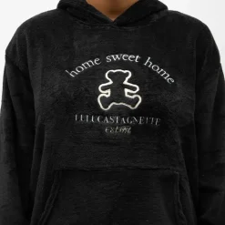 Pyjama polaire à capuche avec broderie Femme LULU CASTAGNETTE