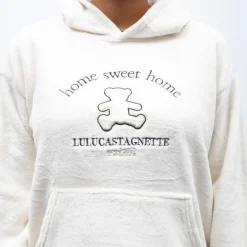 Pyjama polaire à capuche avec broderie Femme LULU CASTAGNETTE