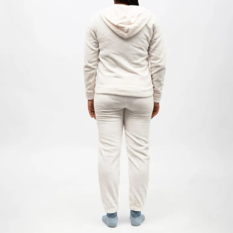 Pyjama polaire à capuche zippé Femme LULU CASTAGNETTE