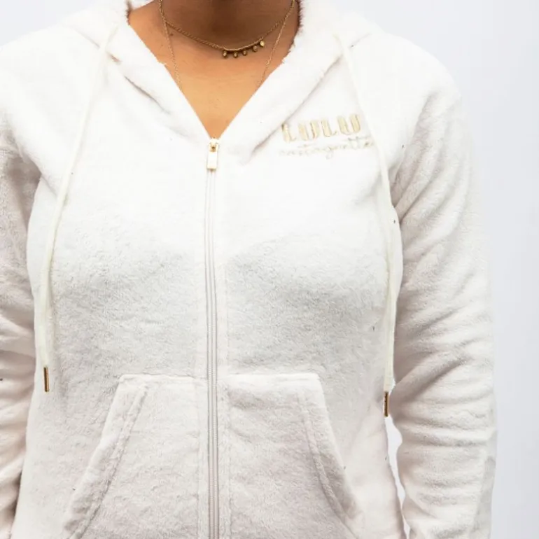 Pyjama polaire à capuche zippé Femme LULU CASTAGNETTE