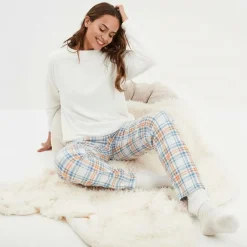 Pyjama polaire motif tartan Femme TORRENTE