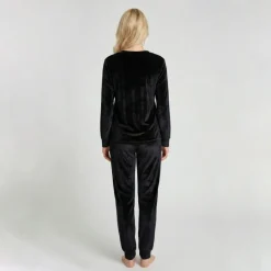 Pyjama velours logo 27163 Femme BILL TORNADE