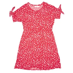 Robe à boutons fleurie Fille Enfant DEELUXE 74