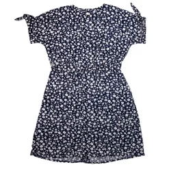 Robe à boutons fleurie Fille Enfant DEELUXE 74