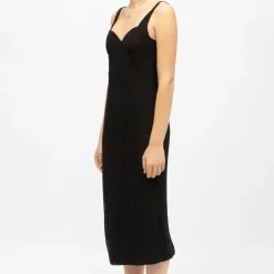 Robe à bretelles midi décolleté ruken avec fente Femme LA PETITE ETOILE