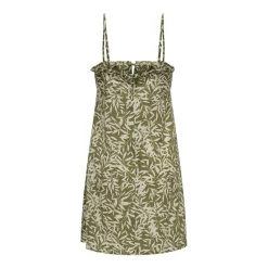 Robe à fines bretelles ajustée à imprimé Femme ONLY