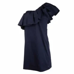 Robe asymétrique courte de cocktail avec grand volant Femme TOMMY HILFIGER