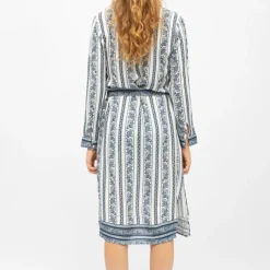 Robe chemise avec ceinture motif frise ramia Femme LA PETITE ETOILE