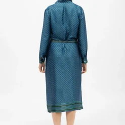 Robe chemise mi longue romy imprimé graphique Femme LA PETITE ETOILE