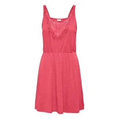 Robe cintrée à la taille avec décolleté à dentelle Femme JDY