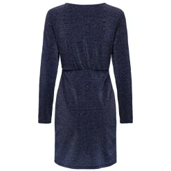 Robe col V à volant irisée Femme ONLY