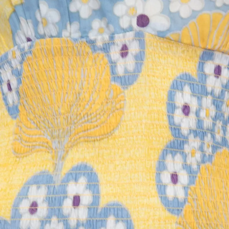 Robe courte à bretelles letie dos nu imprimé fleurs Femme ANTIK BATIK