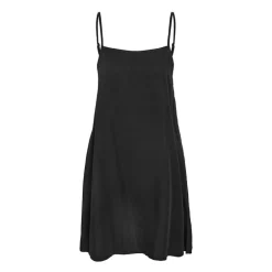 Robe courte à bretelles noire Femme NOISY MAY