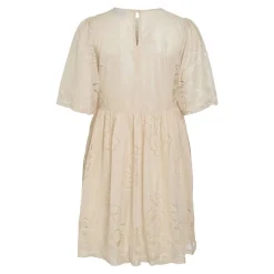 Robe courte dentelle kayle manches 3/4 black Femme VILA