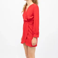Robe courte effet croisé rachel Femme LA PETITE ETOILE