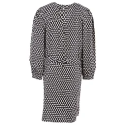 Robe dayia imprimé graphique noir et blanc Femme DEELUXE 74