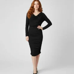 Robe de soirée moulante col bénitier Femme ONLY