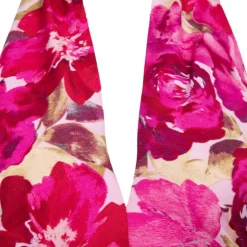 Robe dos nu à fleurs roses Rhodia Femme LA PETITE ETOILE