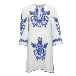 Robe d'été courte avec broderie vana1Femme ANTIK BATIK