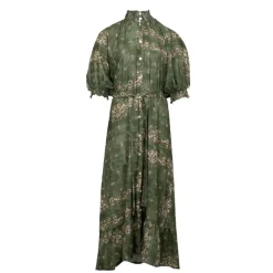 Robe Fabuleuse avec boutons argentés imprimé bandana Femme HOLLY AND JOEY