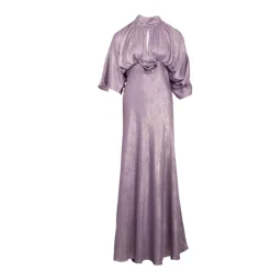 Robe flora col cheminée à drapé dos nu Femme HOLLY AND JOEY