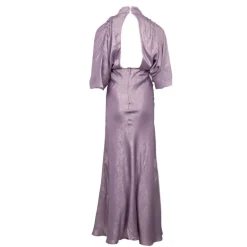 Robe flora col cheminée à drapé dos nu Femme HOLLY AND JOEY