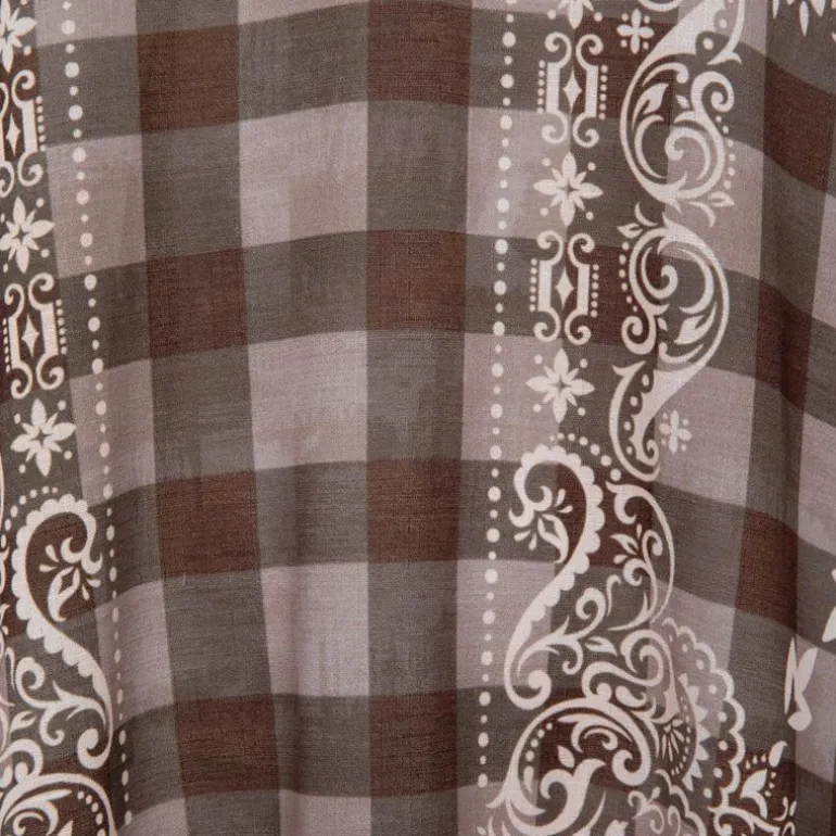 Robe kiki à carreaux avec imprimé Femme HOLLY AND JOEY