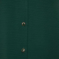 Robe longue à boutons col V manches avec dentelle rouba Femme LA PETITE ETOILE