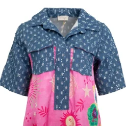 Robe longue à fleurs didi jean avec pois Femme HOLLY AND JOEY