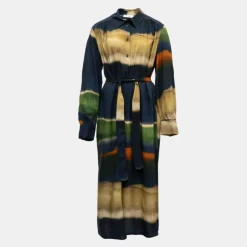 Robe longue à imprimé à nouer Femme PLEASE