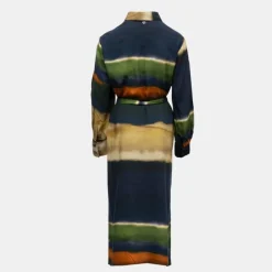 Robe longue à imprimé à nouer Femme PLEASE